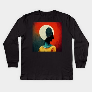 Sadness Kids Long Sleeve T-Shirt